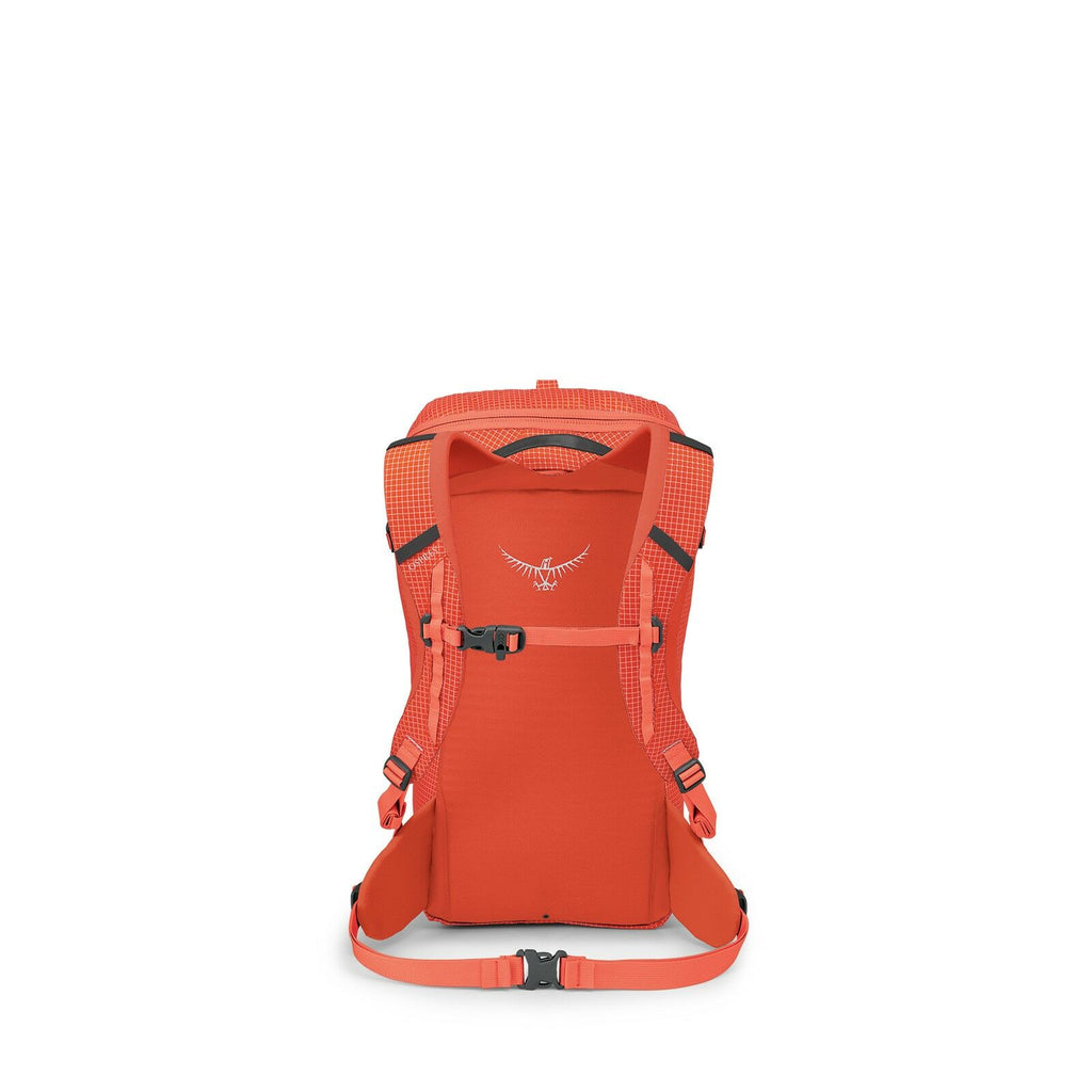 a back view of the Mutant 22 in color marsorange