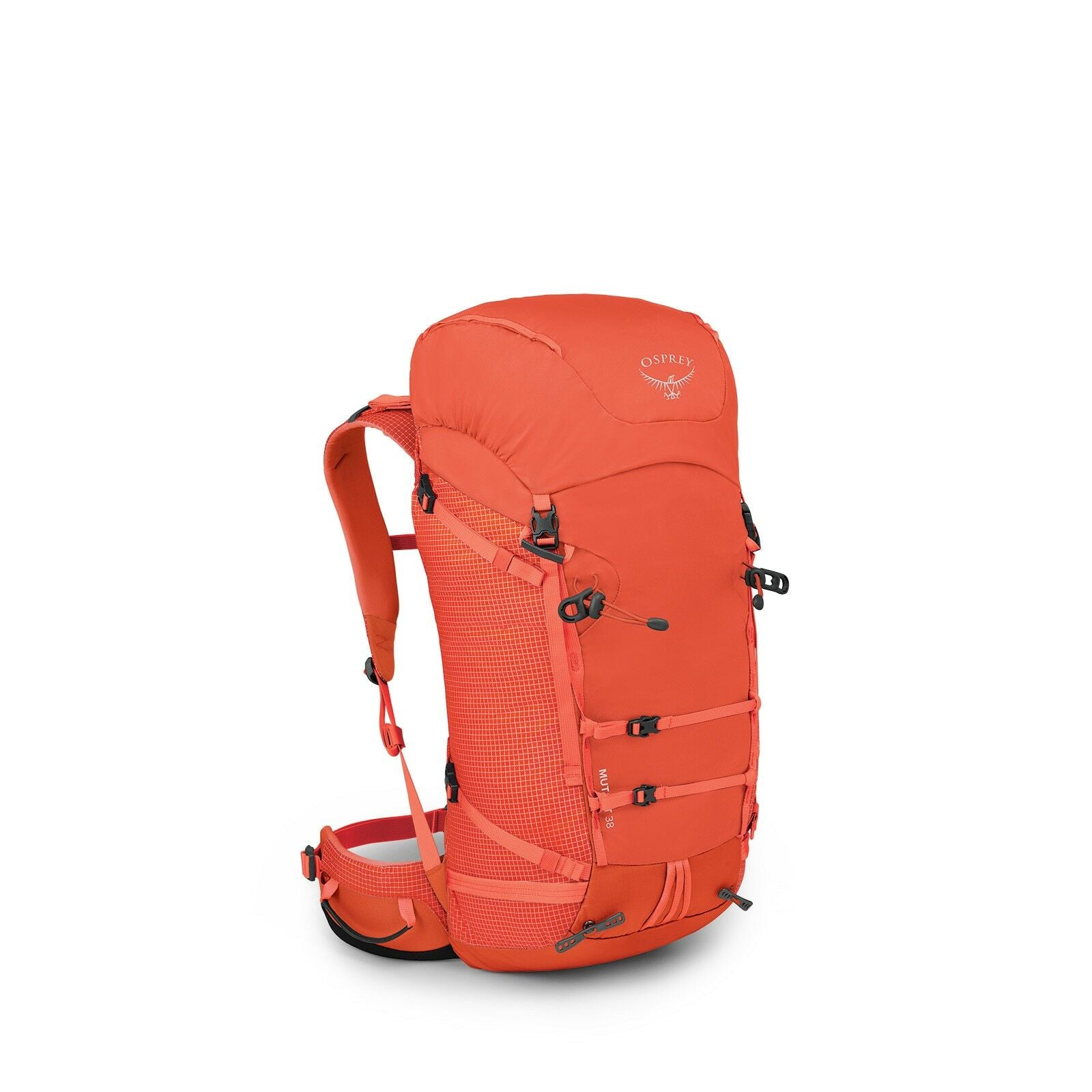 side view of the Mutant 38 in color marsorange
