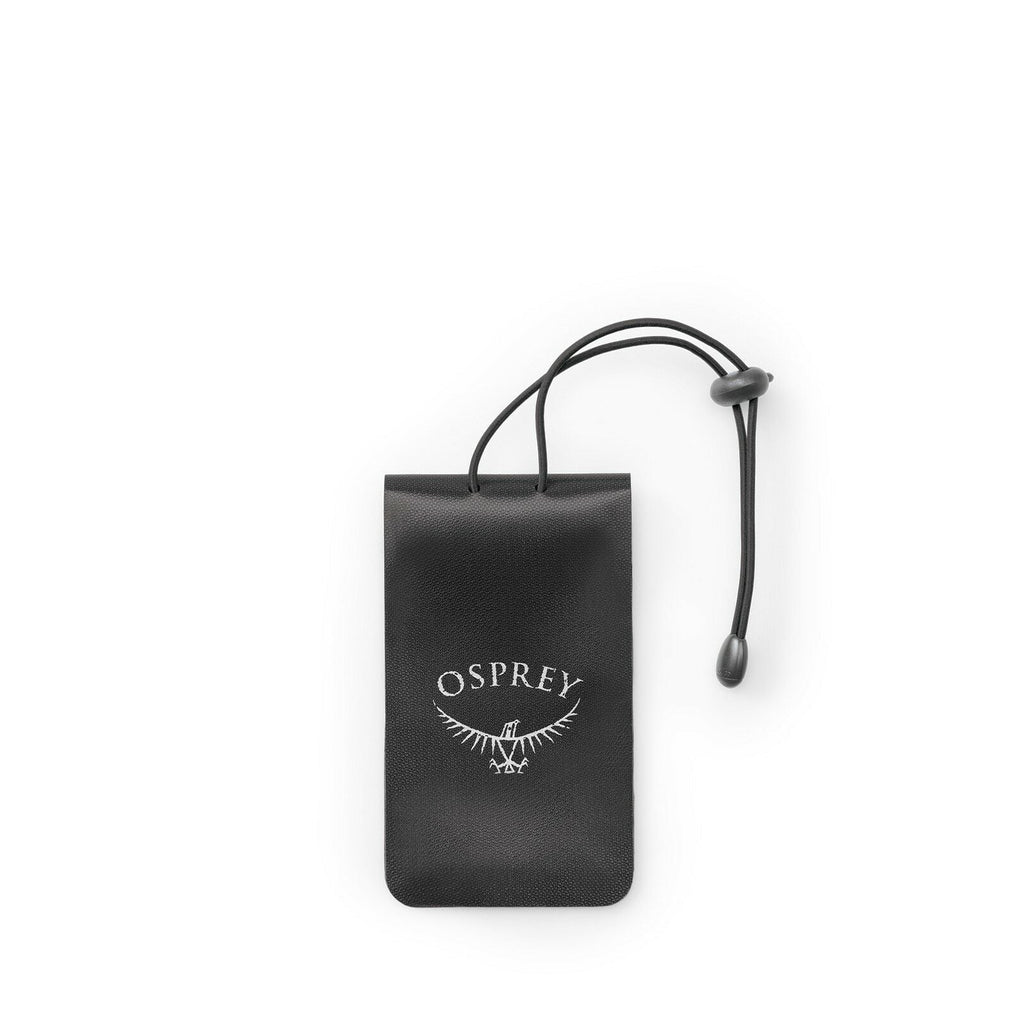 a back view of the Luggage Tag in color black