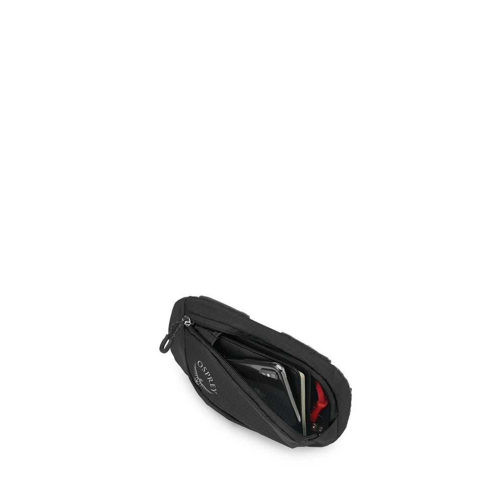 side view of the Pack Pocket | Zippered in color black