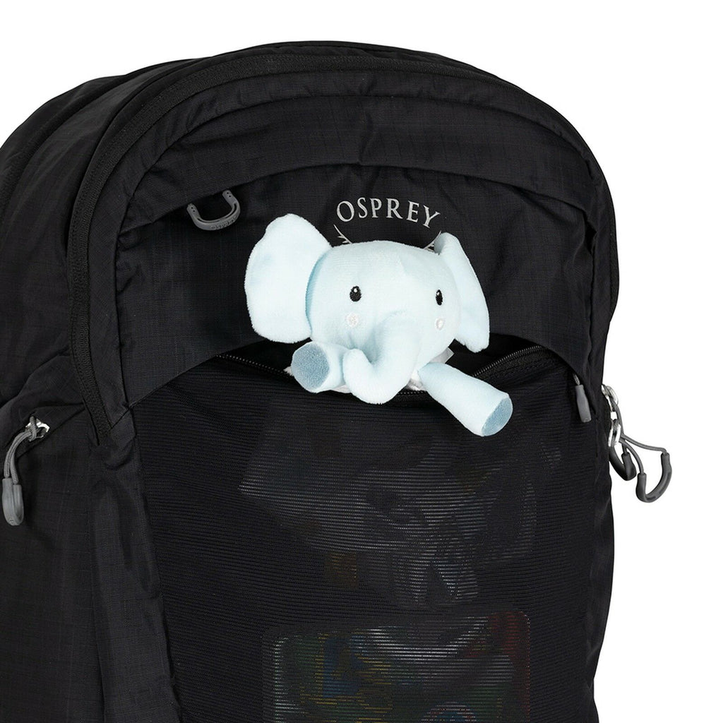 detail of Poco Changing Backpack in the color black