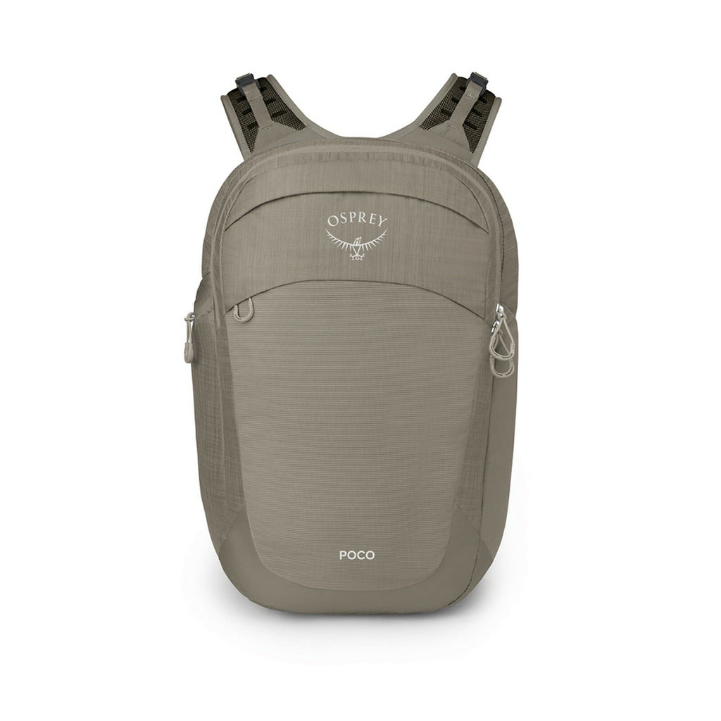 front view of Poco Changing Backpack in the color Tan Concrete