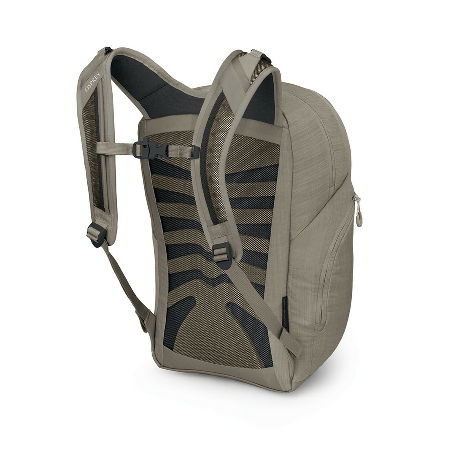 side back view of Poco Changing Backpack in the color Tan Concrete