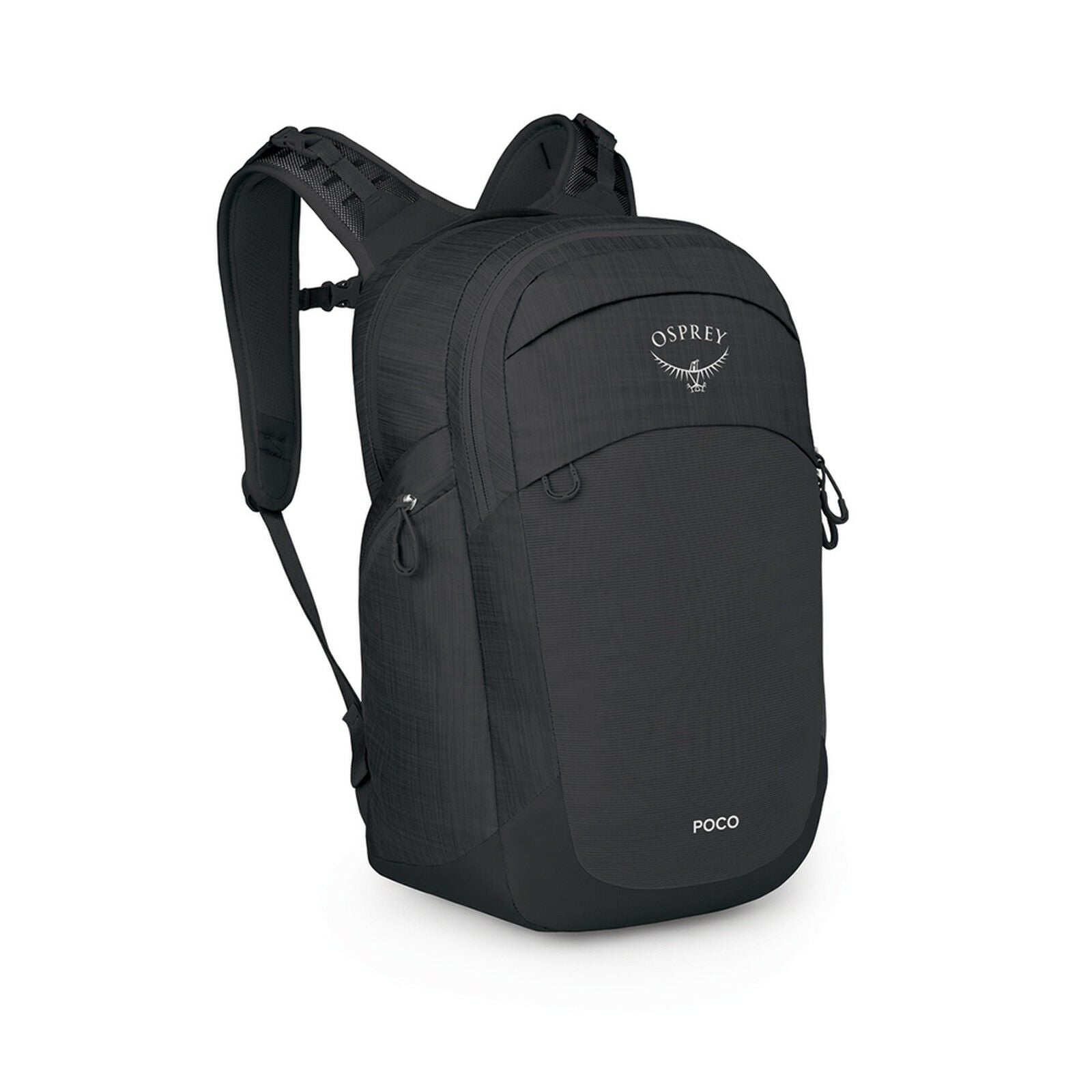 Side view of Poco Changing Backpack in the color Black
