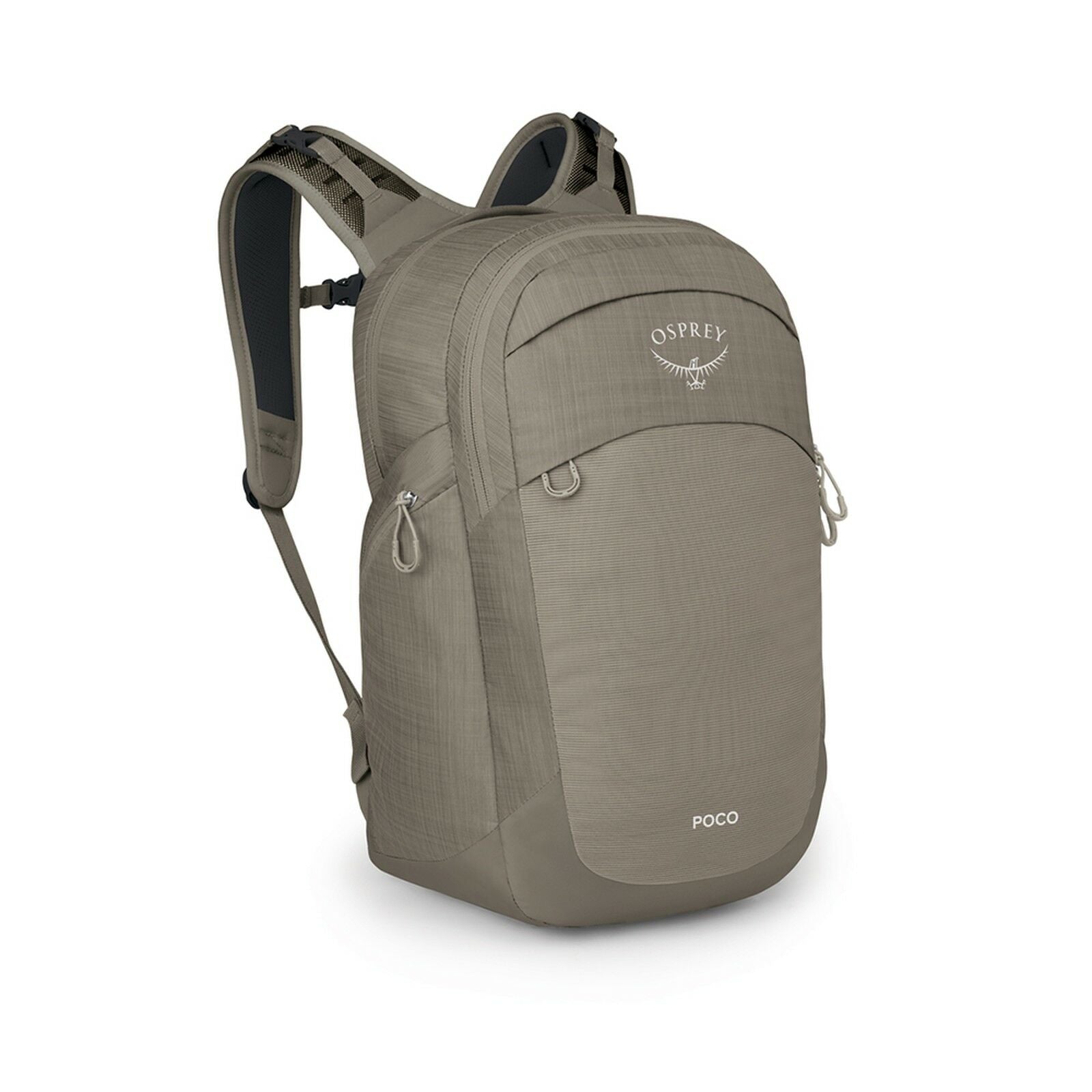 side view of Poco Changing Backpack in the color Tan Concrete