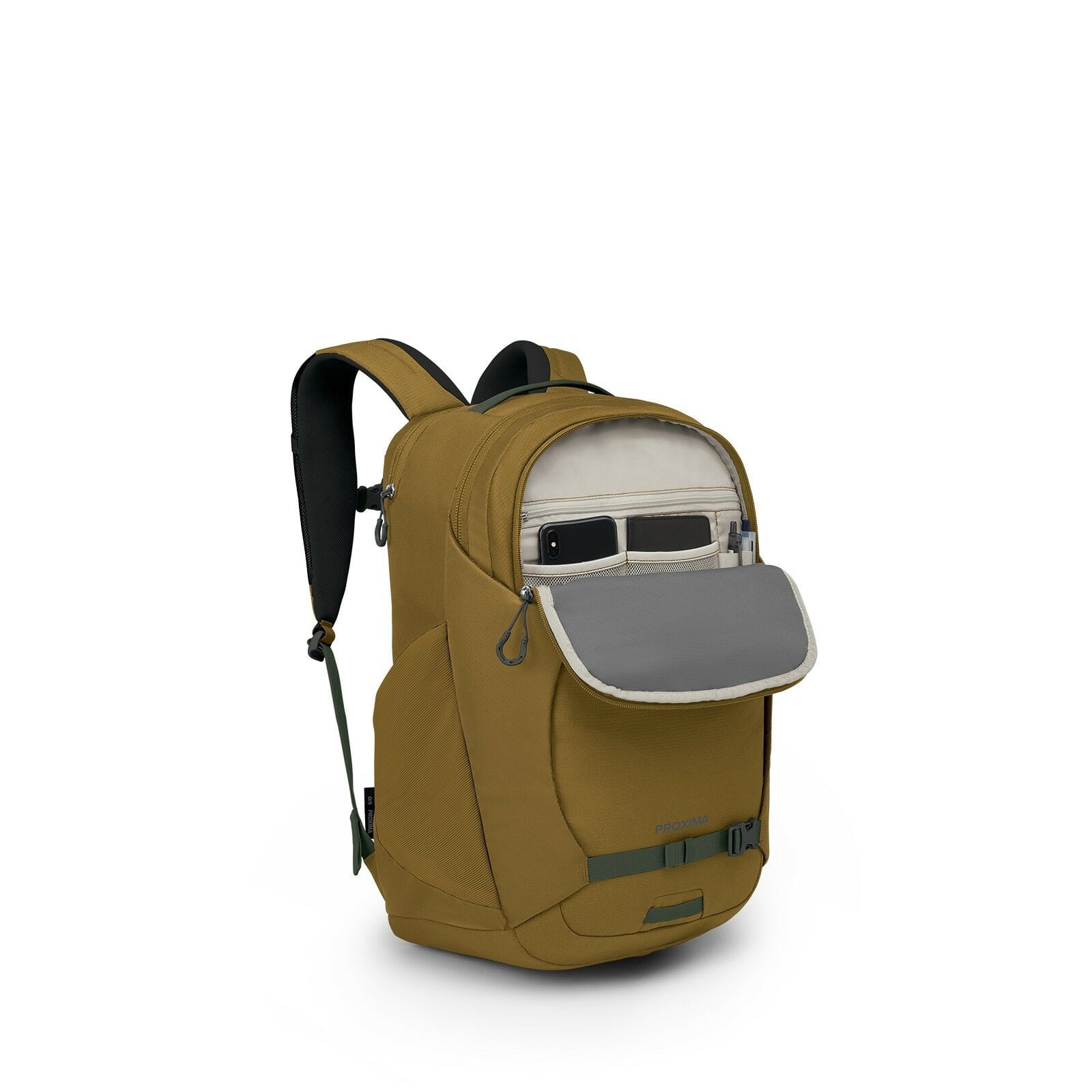 side view of the Proxima 30 in color brindlebrownheather