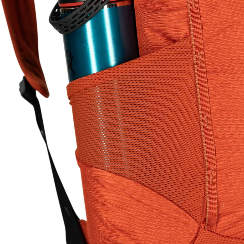 a detail of the Skarab 18 in color firestarterorange