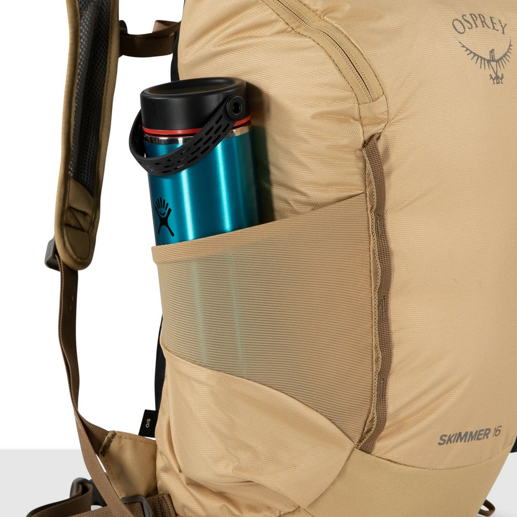 a detail of the Skimmer 16 in color coyotebrown