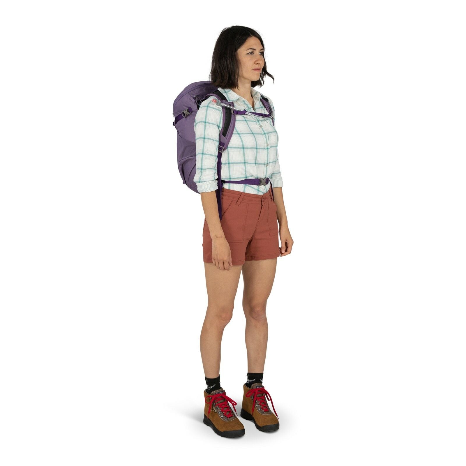 a person modeling the Skimmer 20 in color Coyote Brown