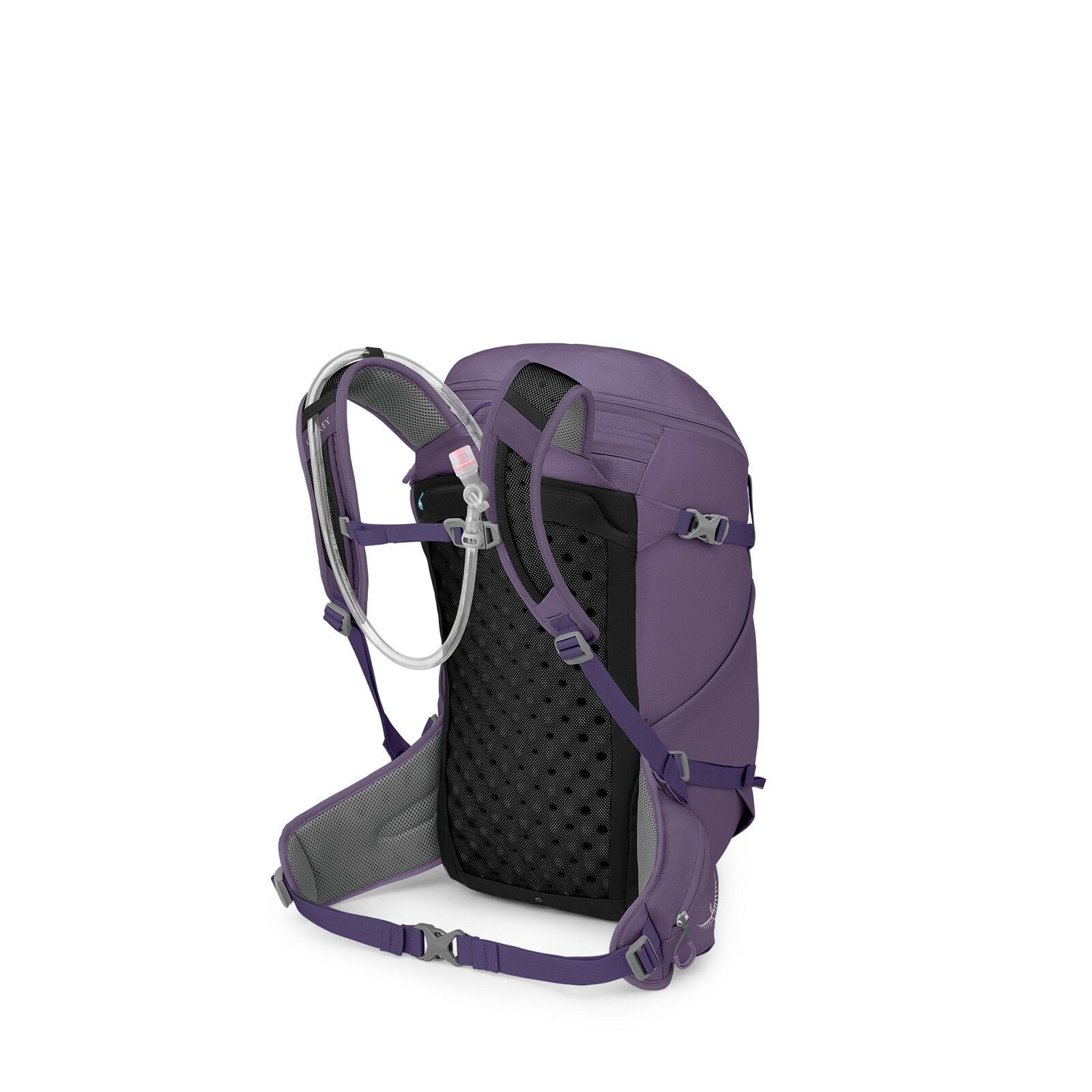 a 4/5 view of the Skimmer 28 in color purpuritepurple