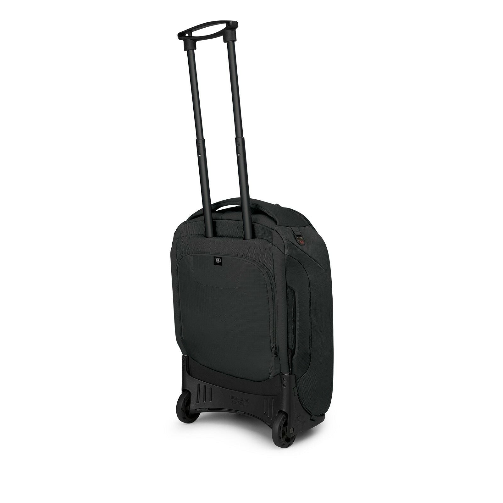 a 4/5 view of the Sojourn™ Shuttle Wheeled Duffel 22"/45L in color Black