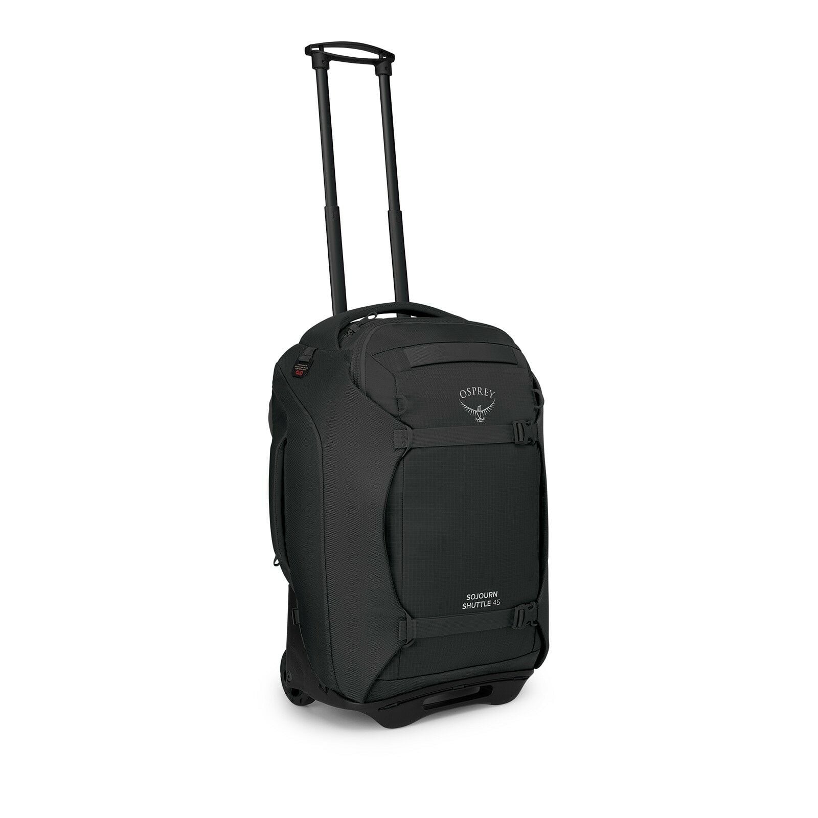 side view of the Sojourn™ Shuttle Wheeled Duffel 22"/45L in color black