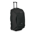 side view of the Sojourn™ Shuttle Wheeled Duffel 30"/100L  in color black