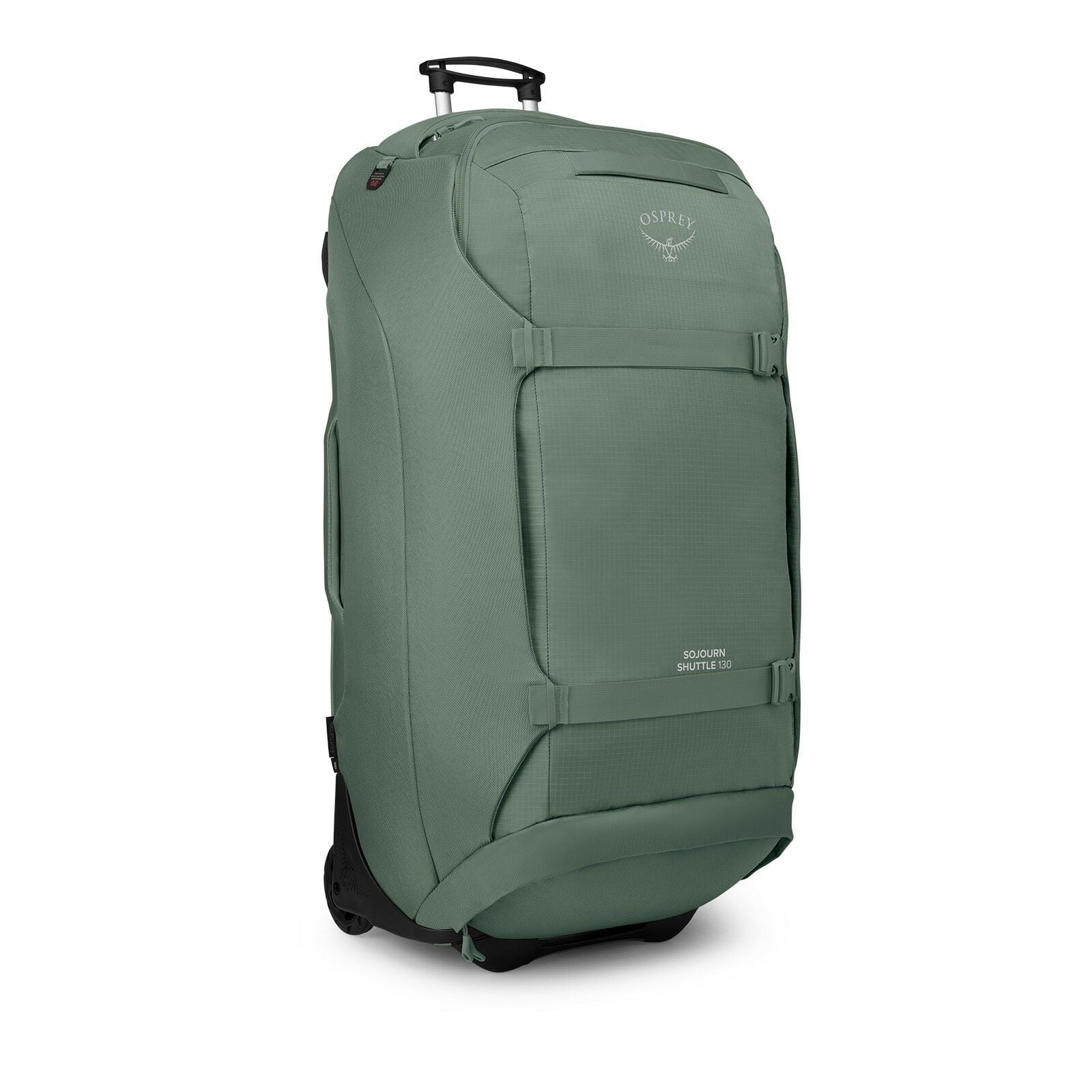 side view of the Sojourn™ Shuttle Wheeled Duffel 36"/130L in color koseretgreen