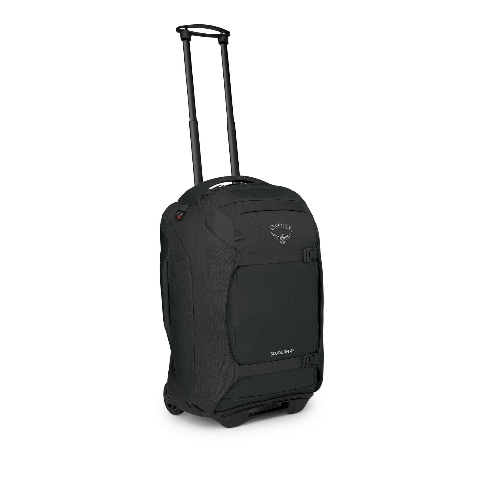 side view of the Sojourn™ Wheeled Travel Pack 22"/45L in color black