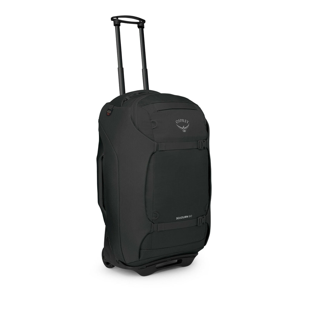 side view of the Sojourn™ Wheeled Travel Pack 25"/60L in color black