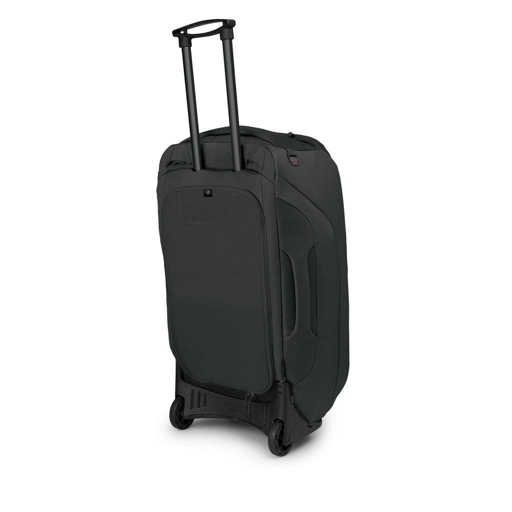 a 4/5 view of the Sojourn™ Wheeled Travel Pack 28"/80L  in color Black