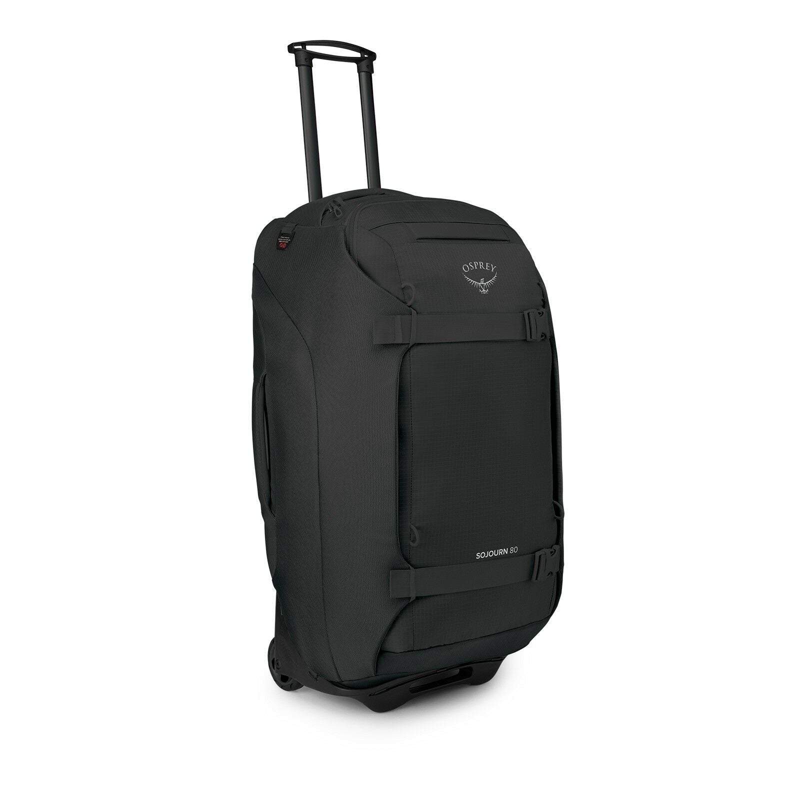 side view of the Sojourn™ Wheeled Travel Pack 28"/80L  in color black