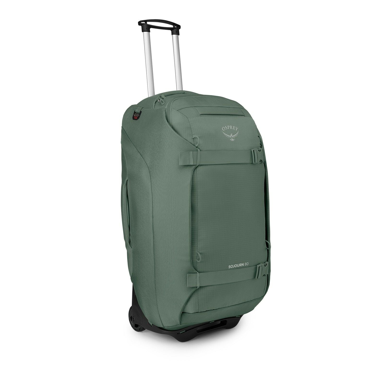 side view of the Sojourn™ Wheeled Travel Pack 28"/80L  in color koseretgreen