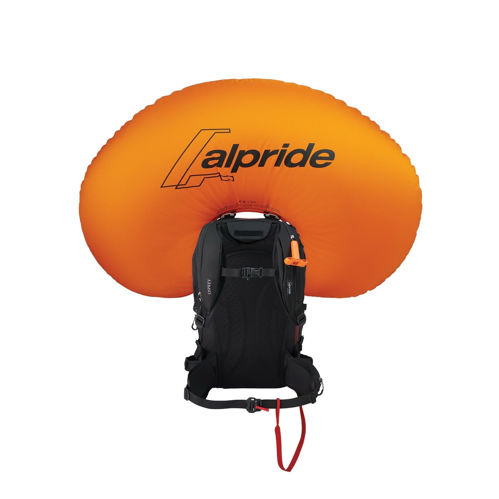a back view of the Sopris Pro 30 in color redmountain