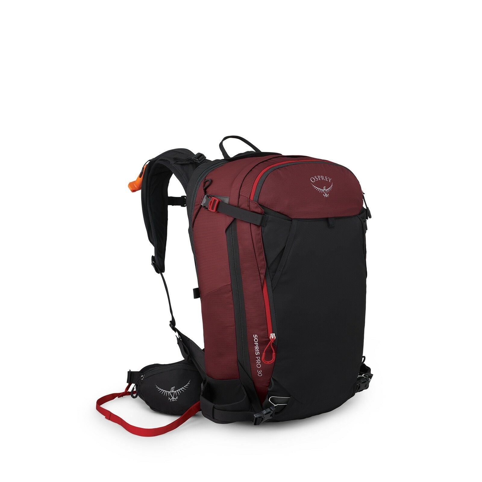 side view of the Sopris Pro 30 in color redmountain
