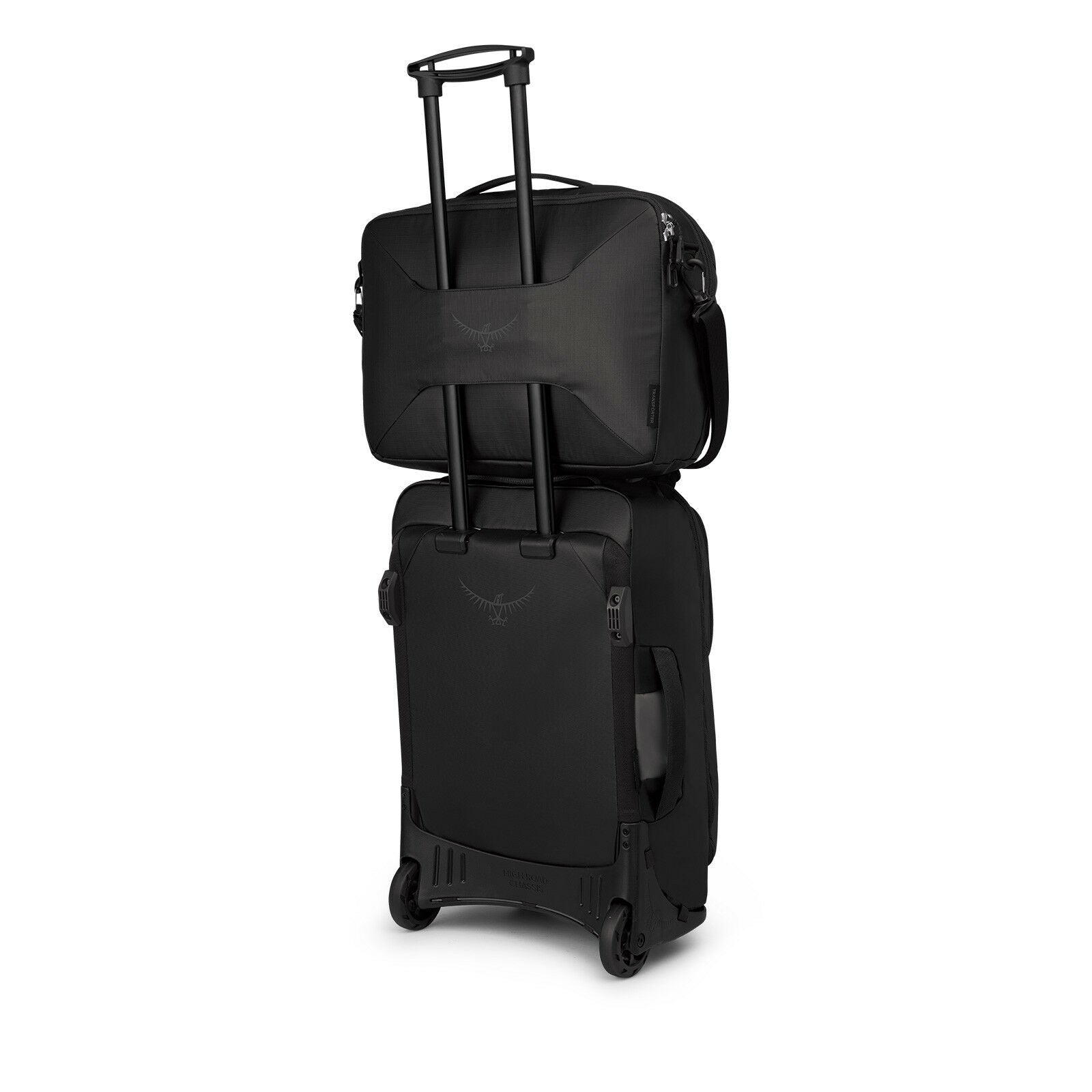 Detail image of the Transporter Carry On Boarding bag in the color Raven Black
