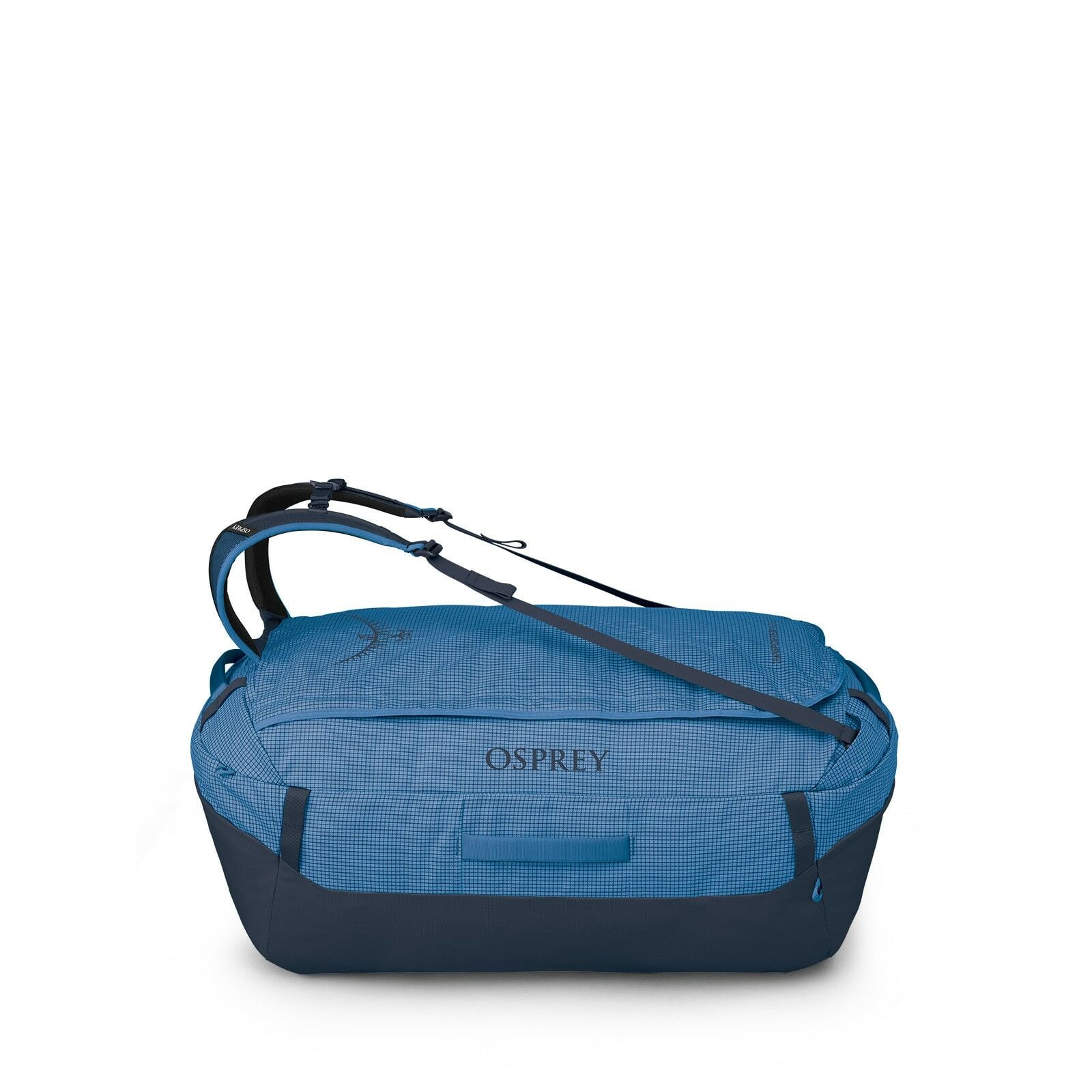 Side image of the Transporter Duffel 120 in the color Blue Flame