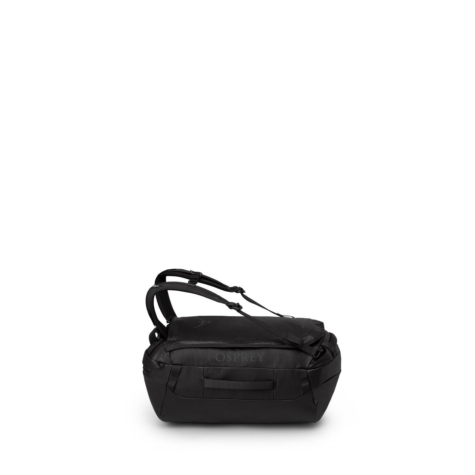 side image of the Transporter Duffel 30 in the color Raven Black