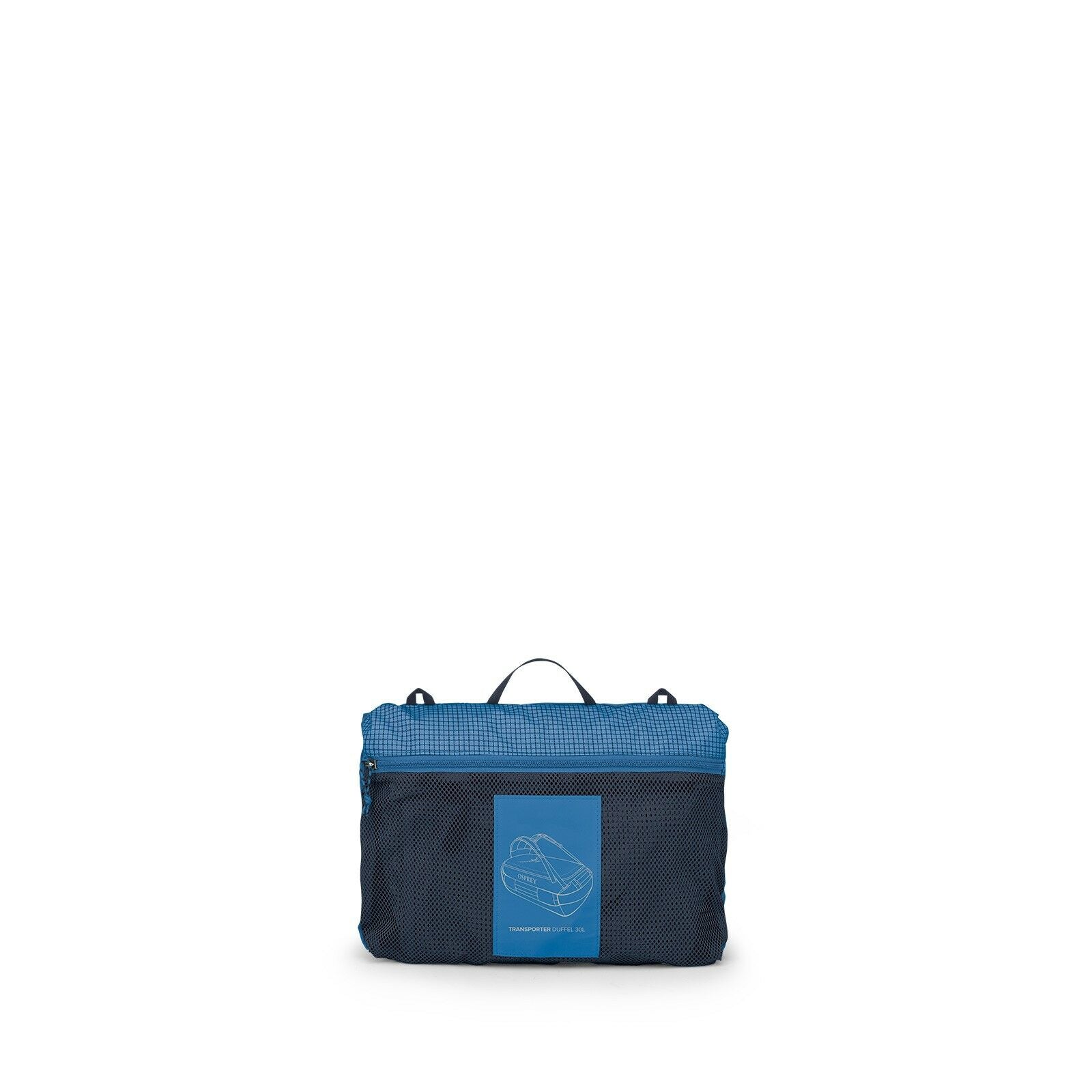 Side image of the Transporter Duffel 30 in the color Blue Flame