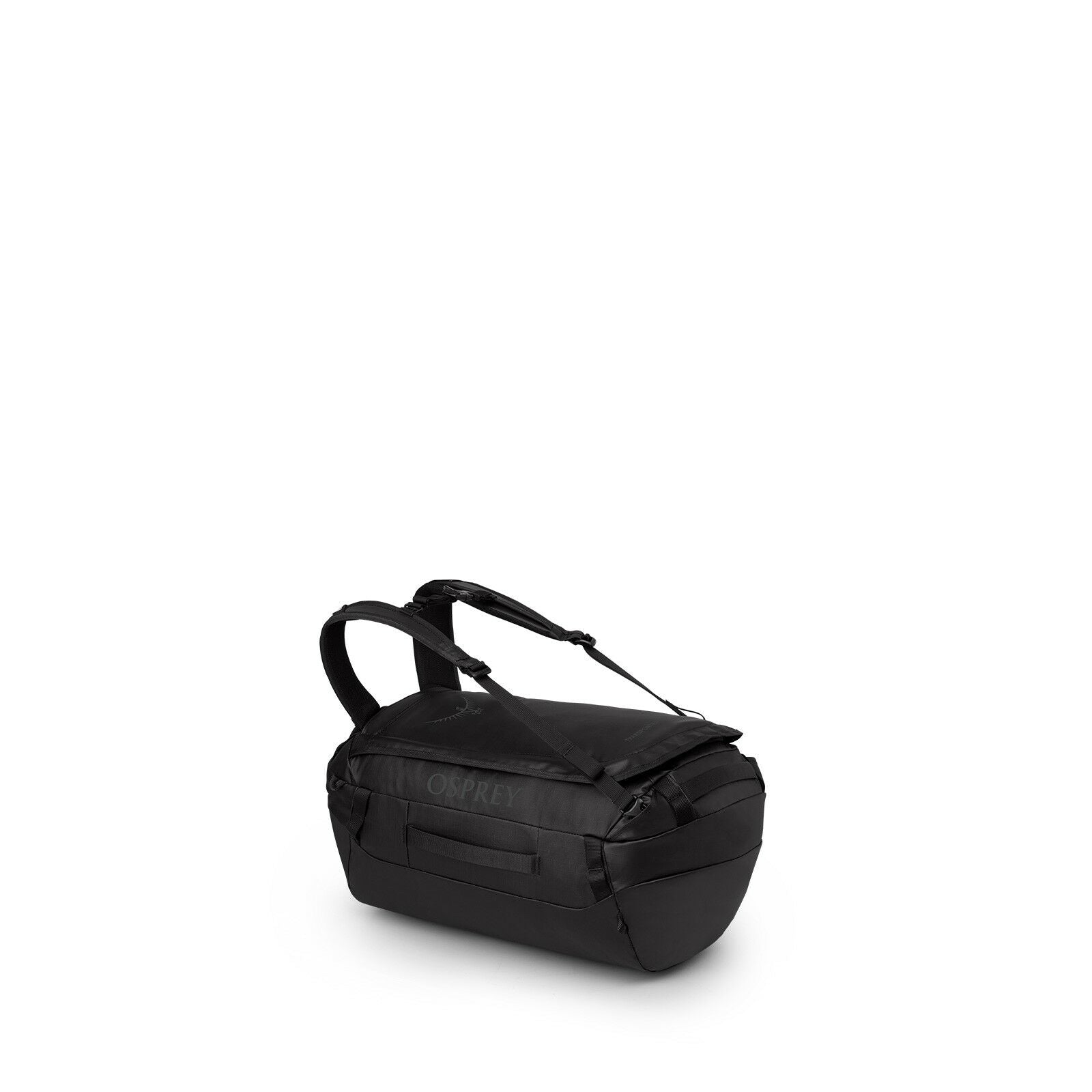 side image of the Transporter Duffel 30 in the color Raven Black