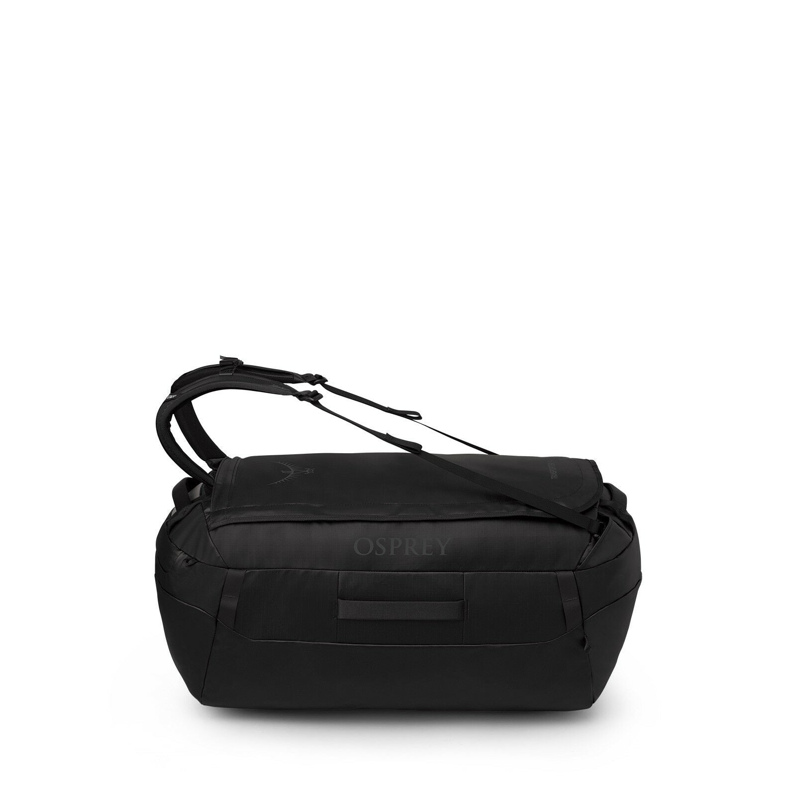 Side image of the Transporter Duffel 95 in the color Raven Black