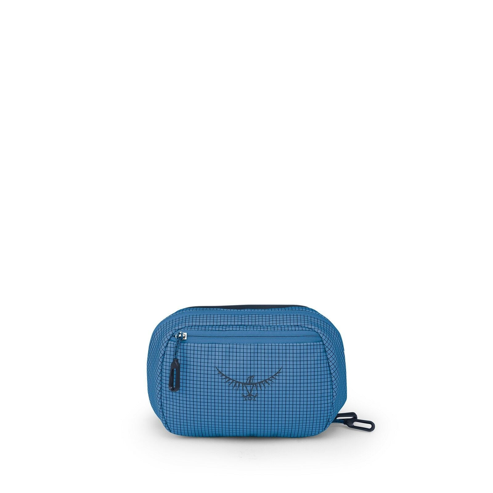 Front image of the Transporter Large Toiletry Kit in the color Blue Flame