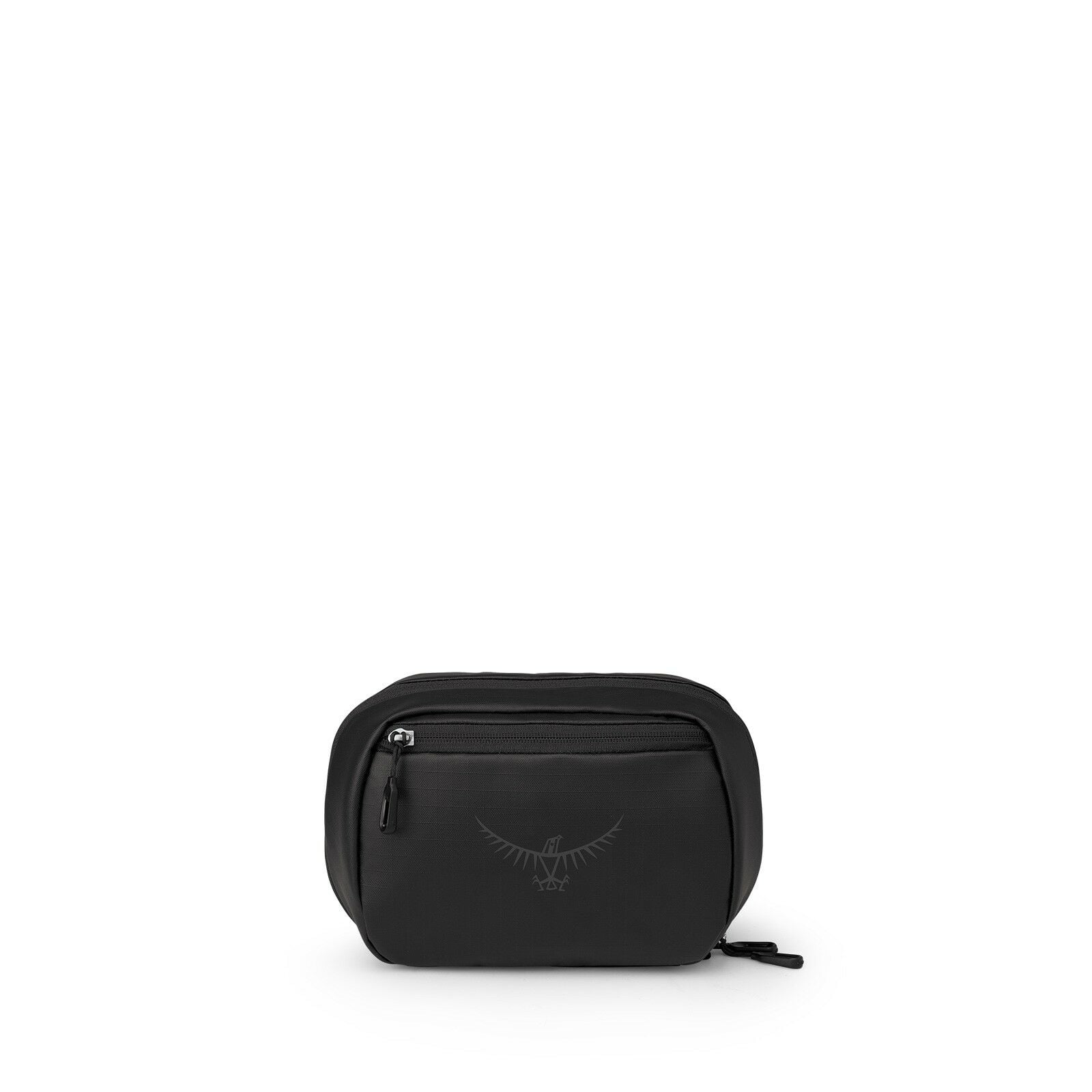 Front image of the Transporter Large Toiletry Kit in the color Raven Black