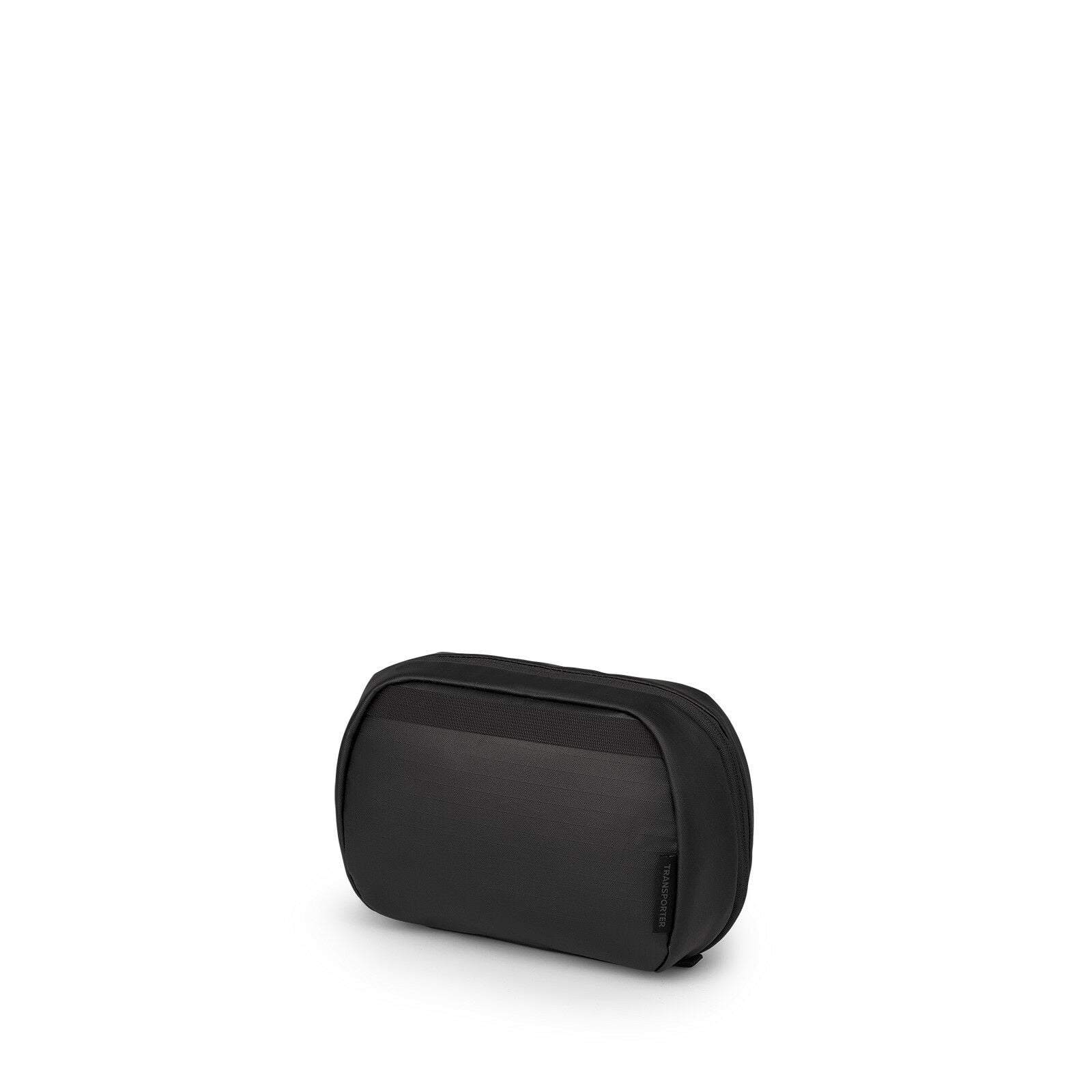 Side back image of the Transporter Large Toiletry Kit in the color Raven Black