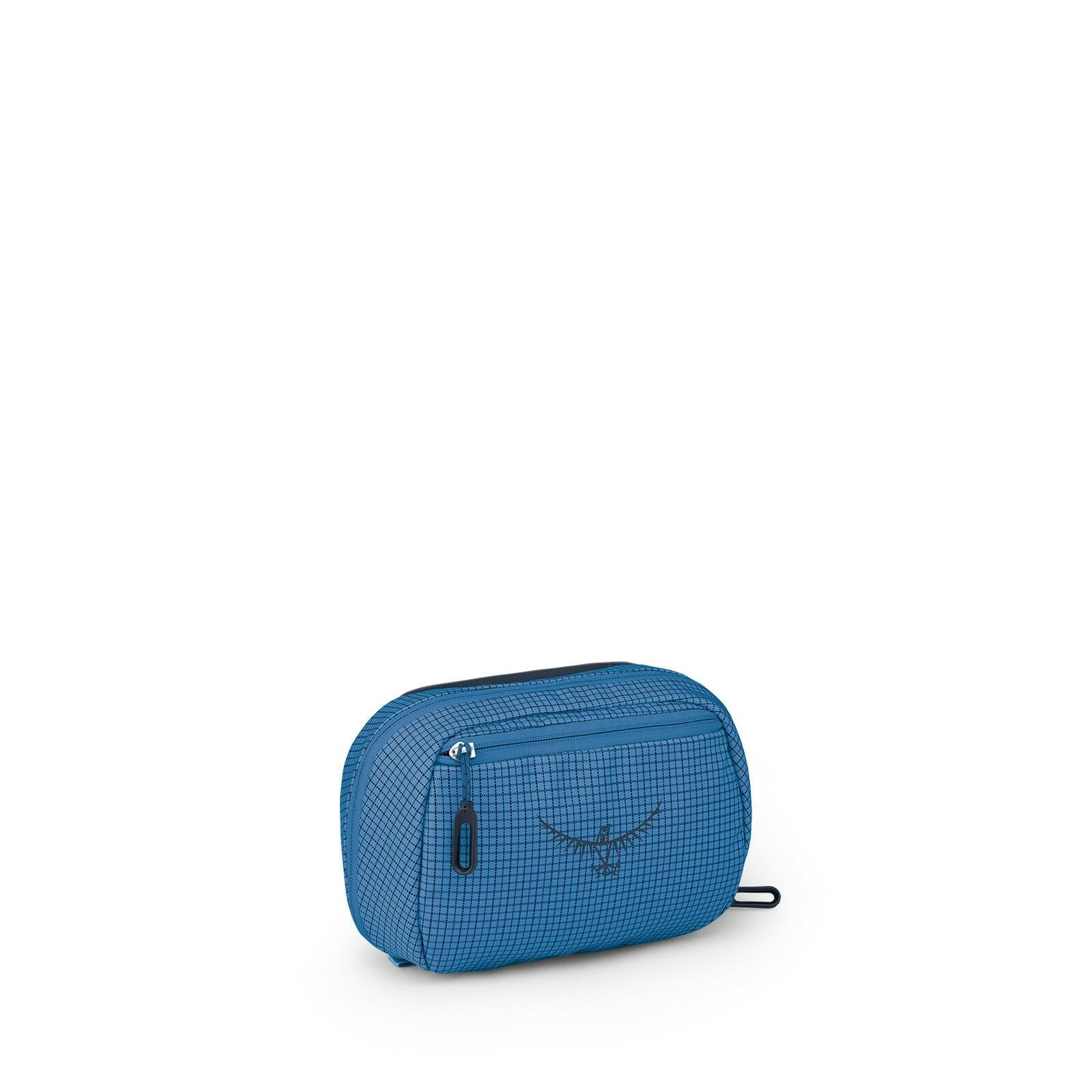 Side image of the Transporter Large Toiletry Kit in the color Blue Flame
