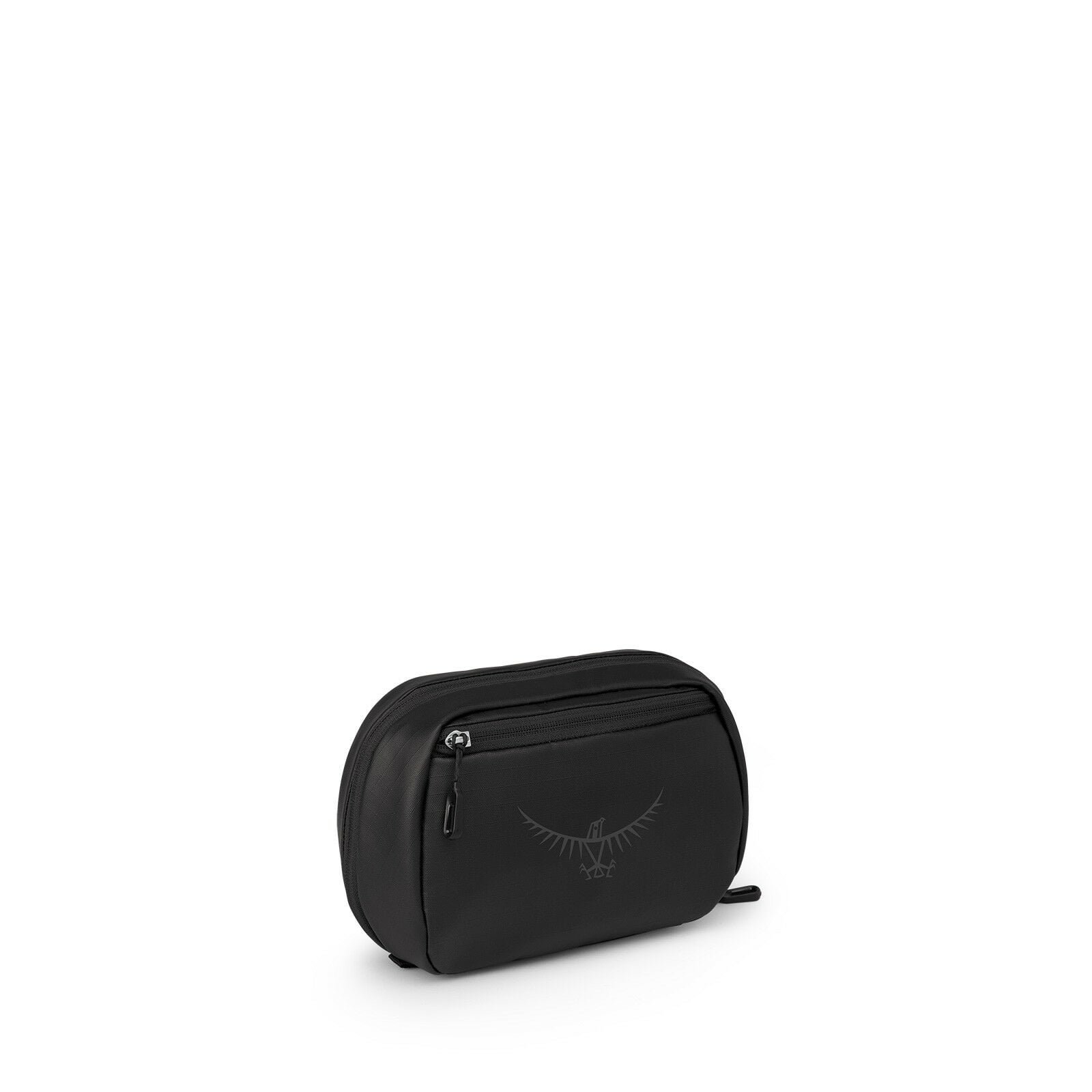 Side image of the Transporter Large Toiletry Kit in the color Raven Black