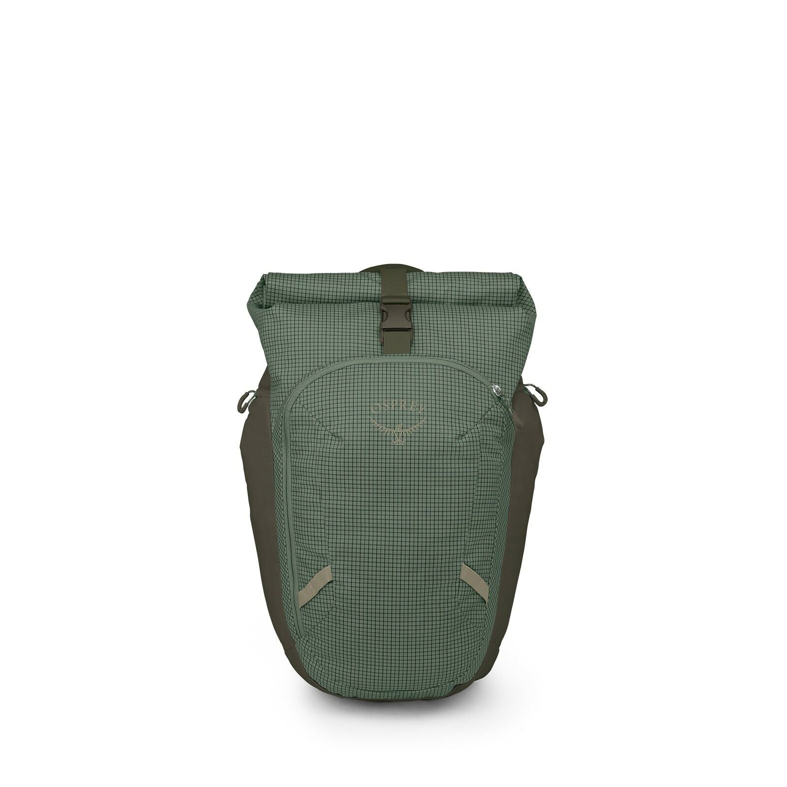 Front image of the Transporter Roll Top in the color Pine Leaf / Earl Grey