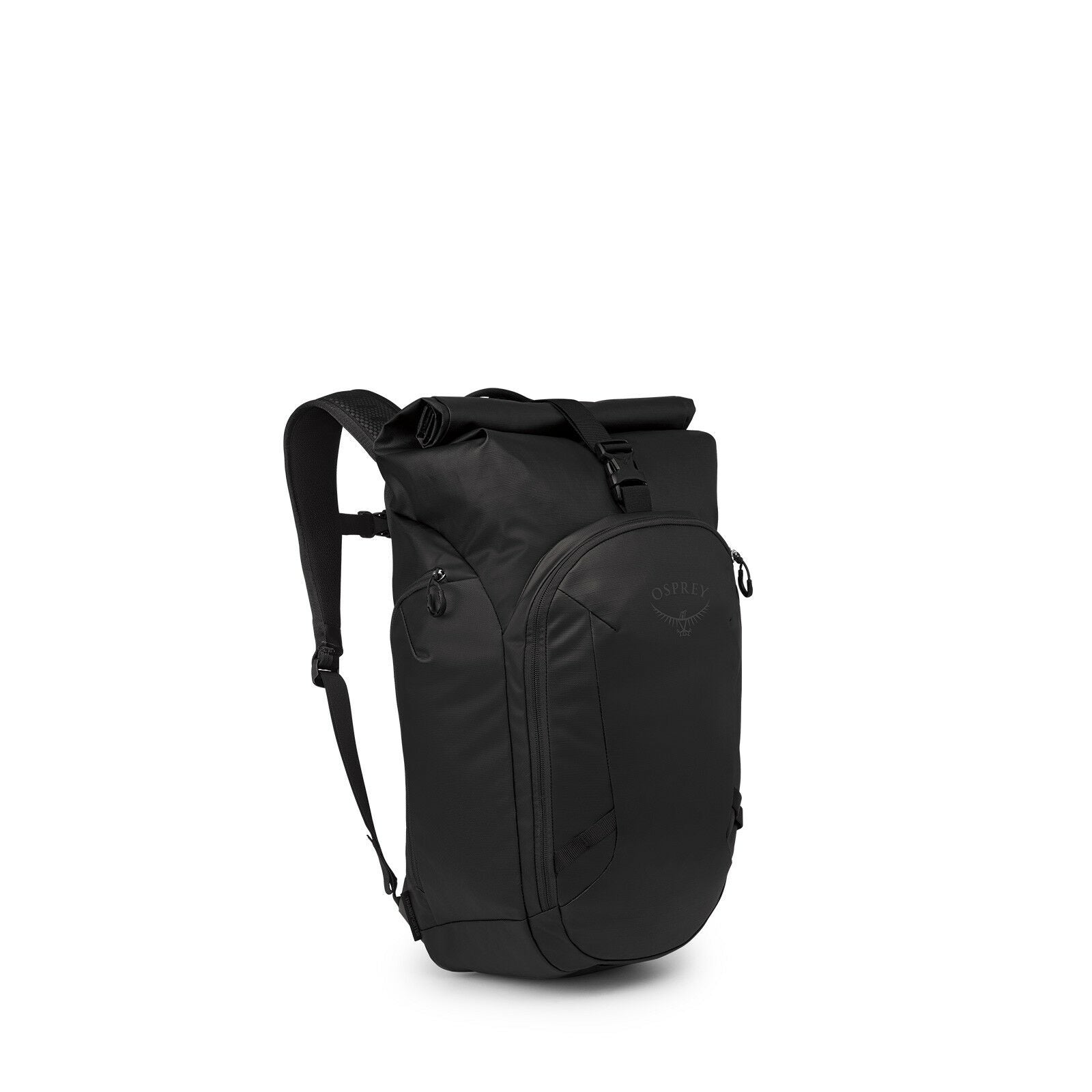 Side image of the Transporter Roll Top in the color Raven Black