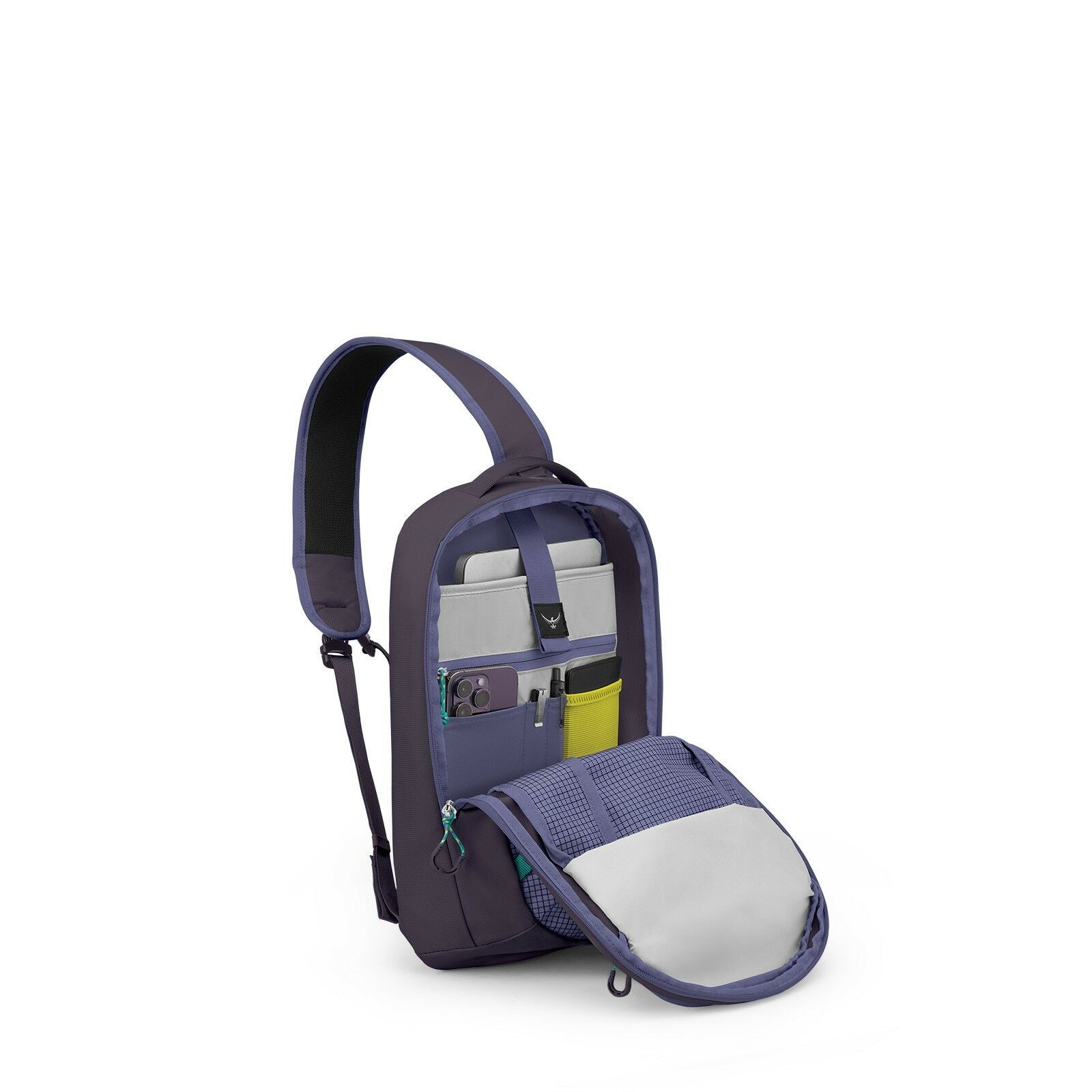 Internal image of the Transporter Sling in the color Euphoria Purple