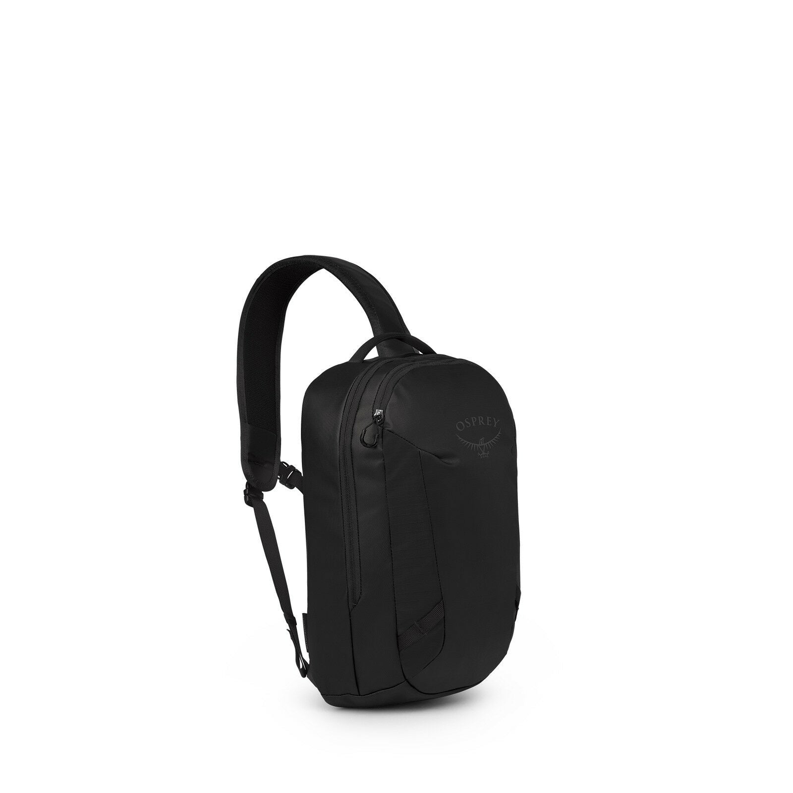 Side image of the Transporter Sling in the color Raven Black