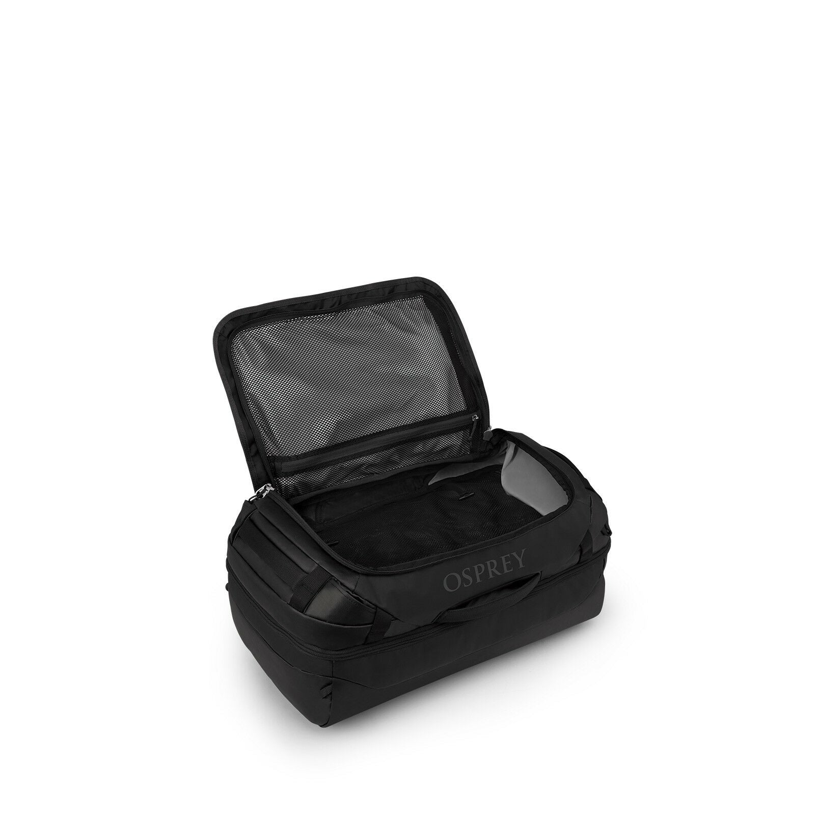 Internal image of the Transporter Squffel 44 in the color Raven Black