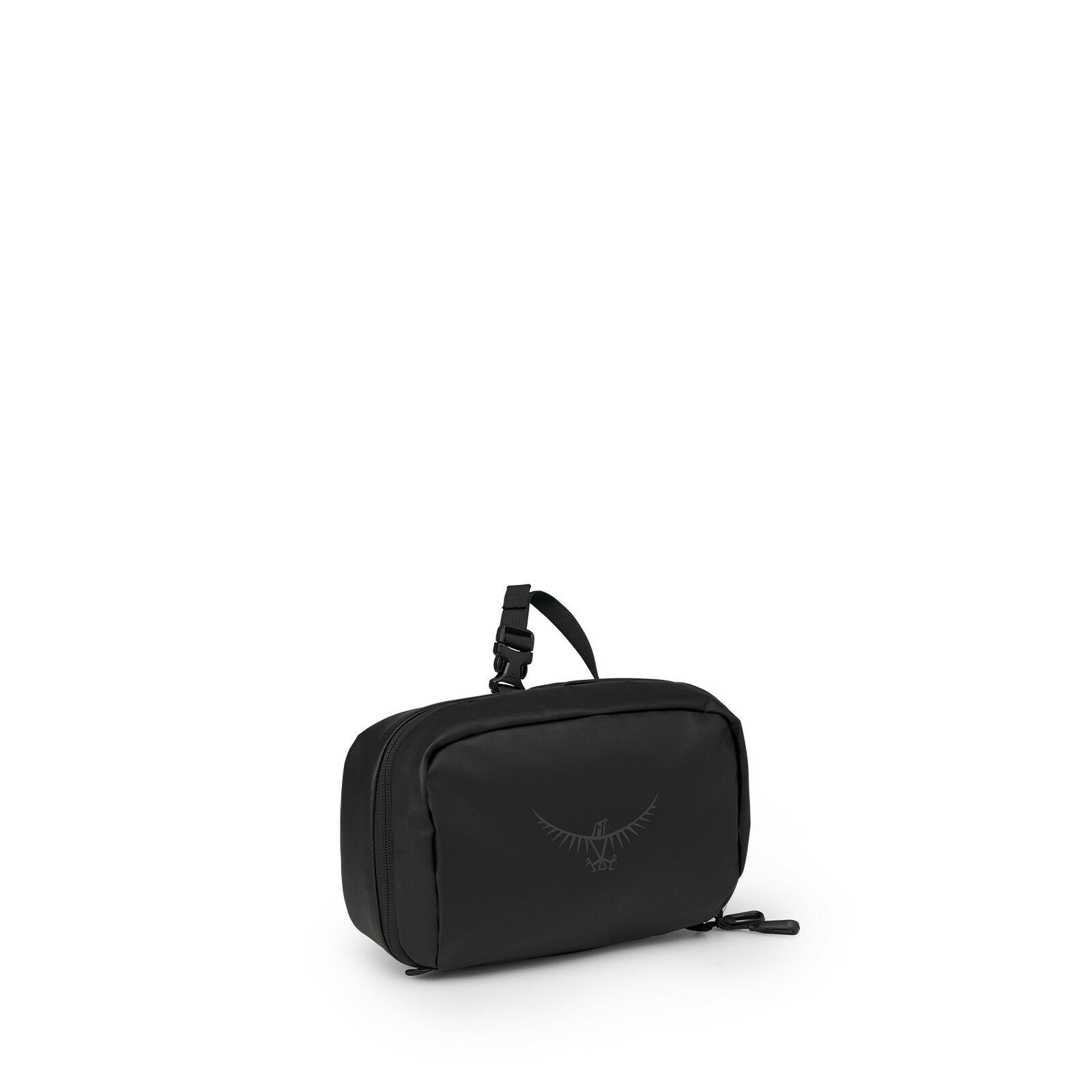 Side image of the Transporter Toiletry Kit in the color Raven Black