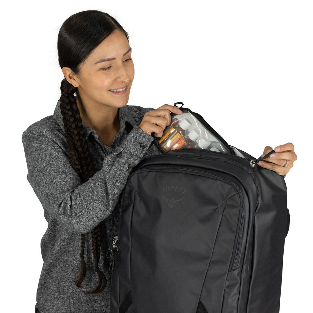detailed image ofthe Transporter Wheeled carry-on