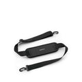 side view of the Travel Shoulder Strap in color black