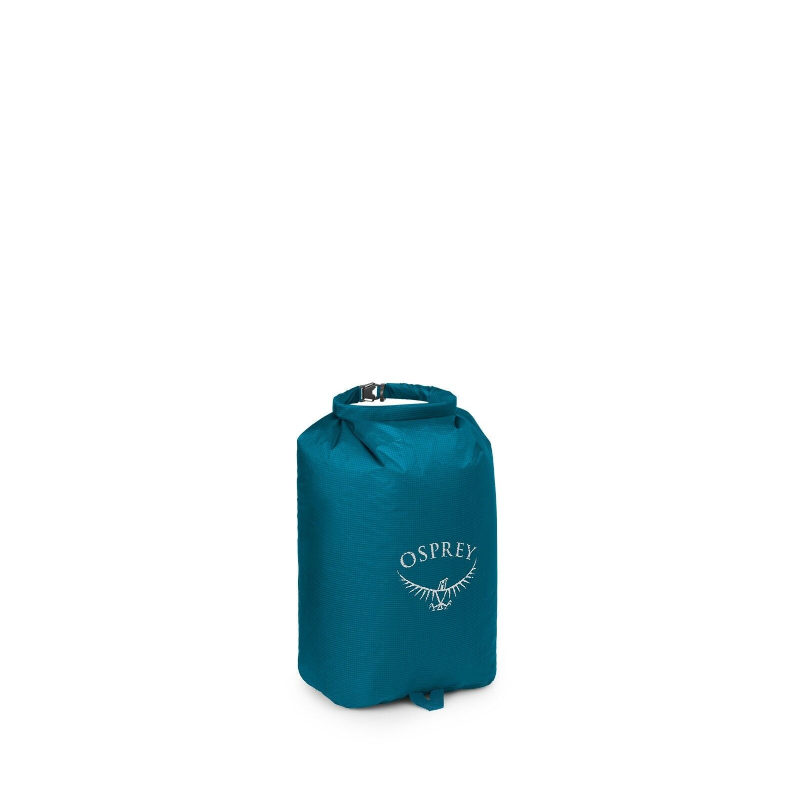 side view of the Ultralight Dry Sack 12 L in color waterfrontblue