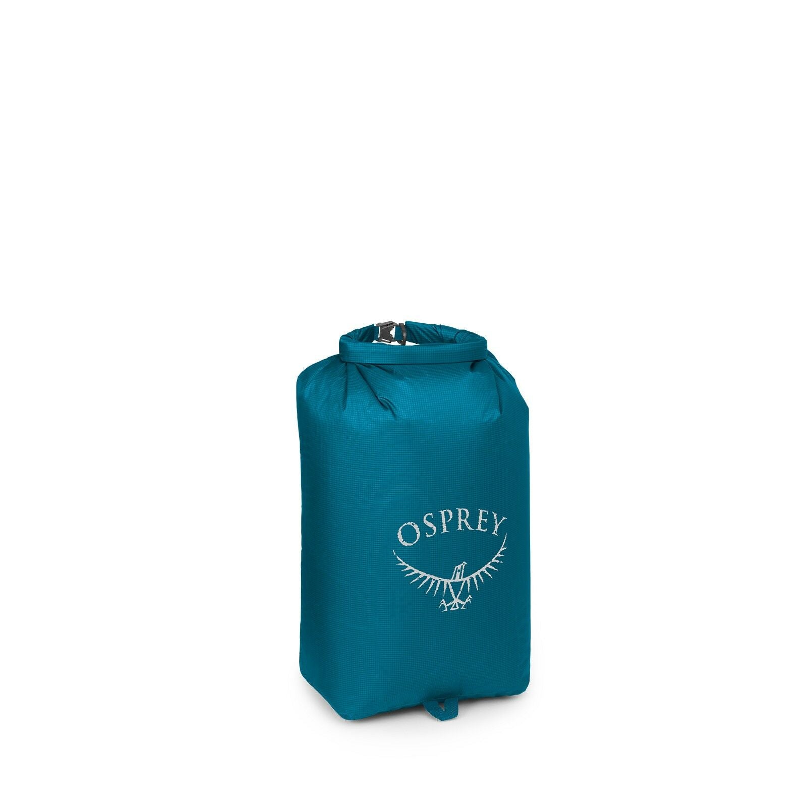 side view of the Ultralight Dry Sack 20 L in color waterfrontblue
