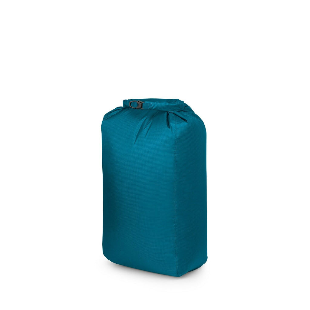 a 4/5 view of the Ultralight Dry Sack 35 L in color waterfrontblue