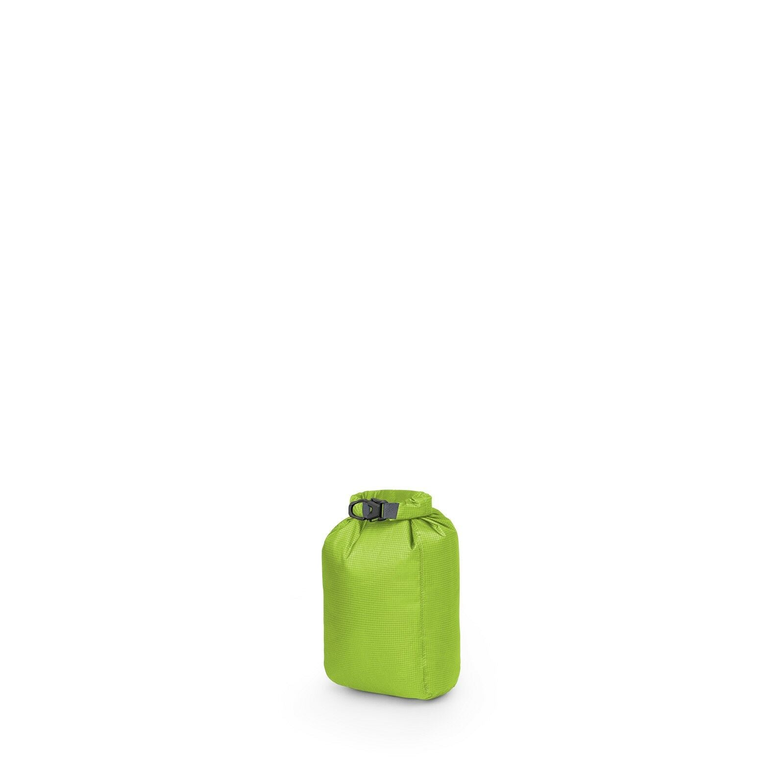 a 4/5 view of the Ultralight Dry Sack 3 L in color limongreen