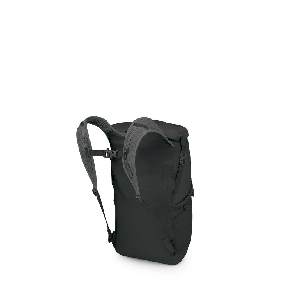 a 4/5 view of the Ultralight Dry Stuff Pack in color black