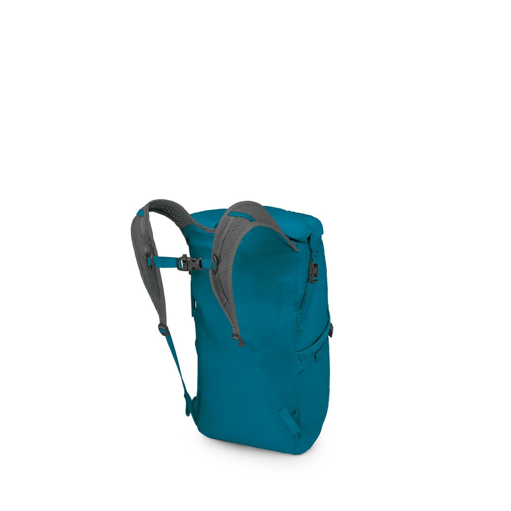 a 4/5 view of the Ultralight Dry Stuff Pack in color waterfrontblue